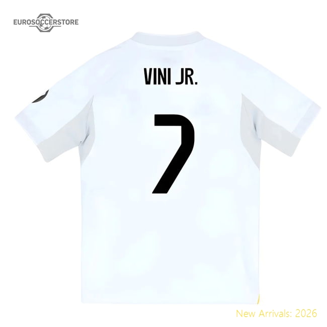 Comfortable Youth Football Team Vini Jr. Jersey 2025-2026 Easy-care
