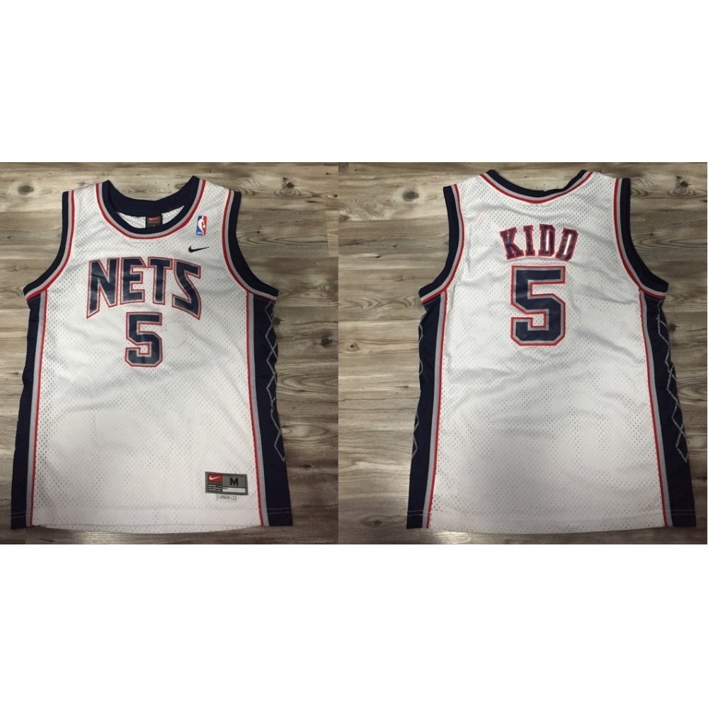 Performance 5 Brooklyn Nets White Jersey - - Basketball Fan Gear