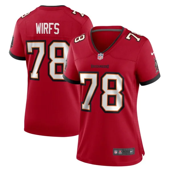 None Tristan Wirfs Game Jersey - Red | NFL Player Jersey | NFL Footbal