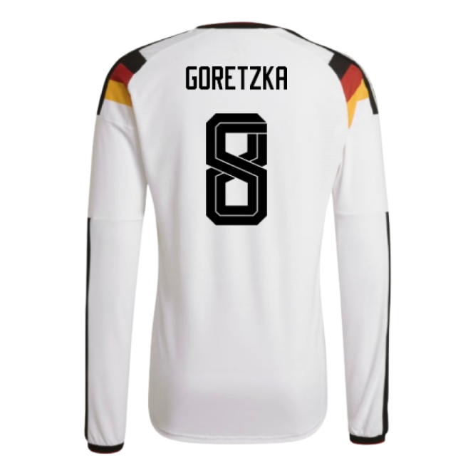 Top Germany 2026-2027 Home Long Sleeve Shirt Athletic Comfort