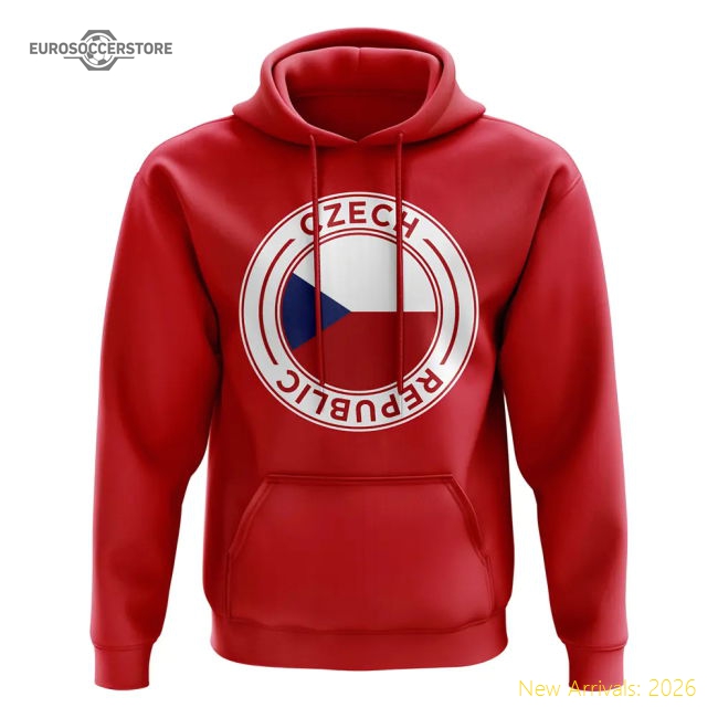 Czech Republic 2024-2025 Authentic Regular Hoodie () Breathability