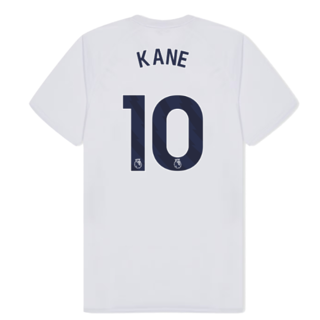 Tottenham Hotspur Poly T-Shirt (White) (Kane 10) For Premier League Fans