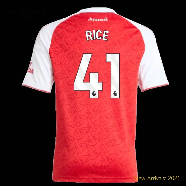 Arsenal Kids Rice Kid-approved Jersey Drycell Soft-touch