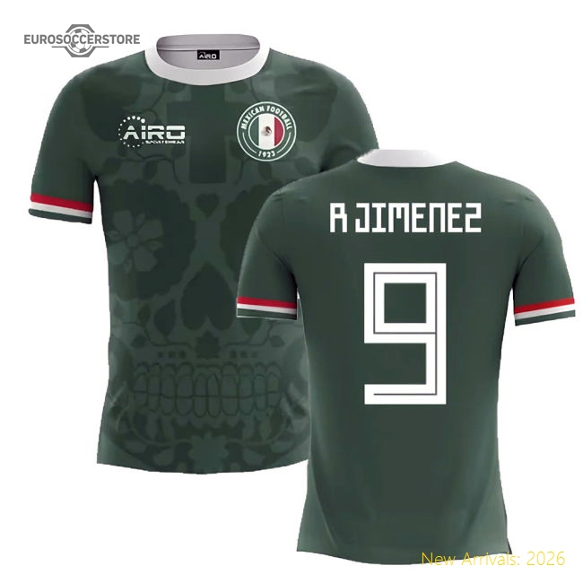 2025-2026 El Tri Home Concept Football Shirt (rjimenez 9)
