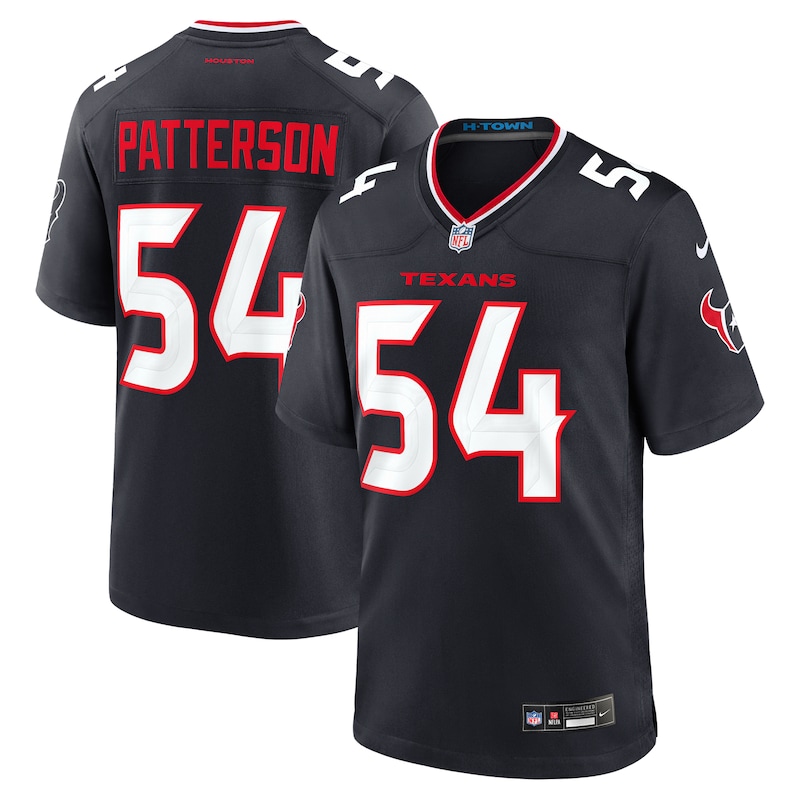 None Jarrett Patterson HOU Texans Vintage Official Jersey for NFL Fans