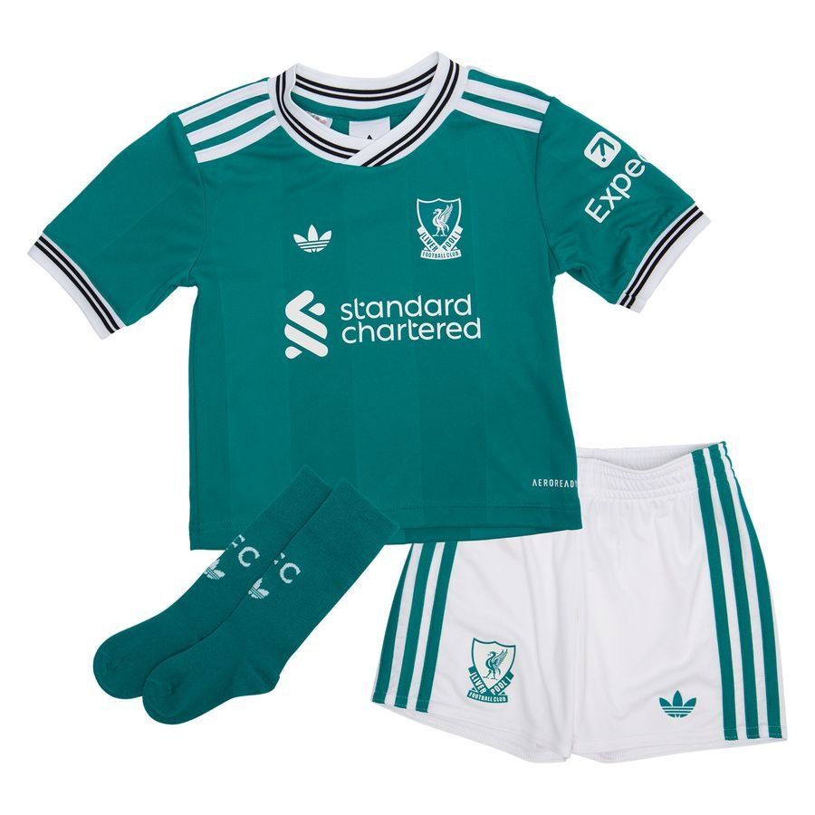 Liverpool 3rd Shirt 2025/26 Mini Kit Kids In Multiple Adult Sizes