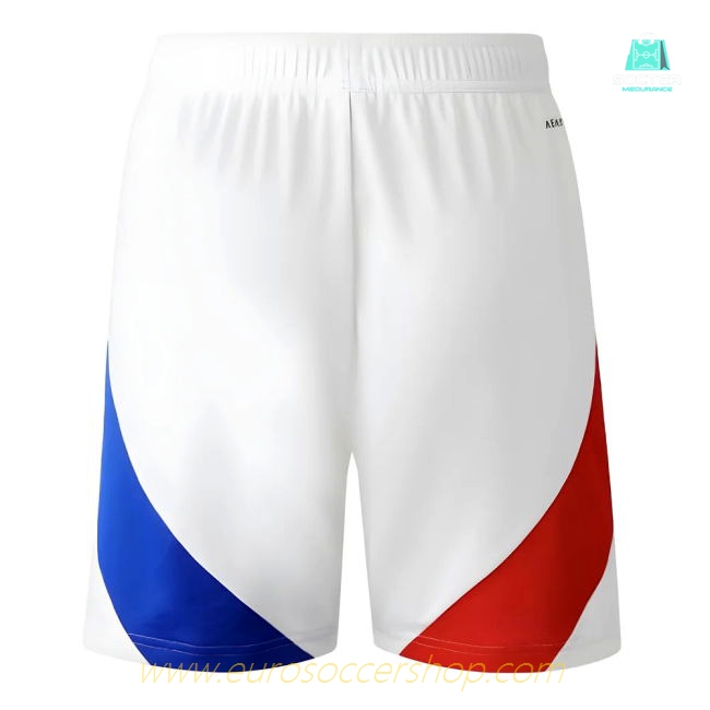 2024-2025 Olympique Lyon Home Shorts (White)