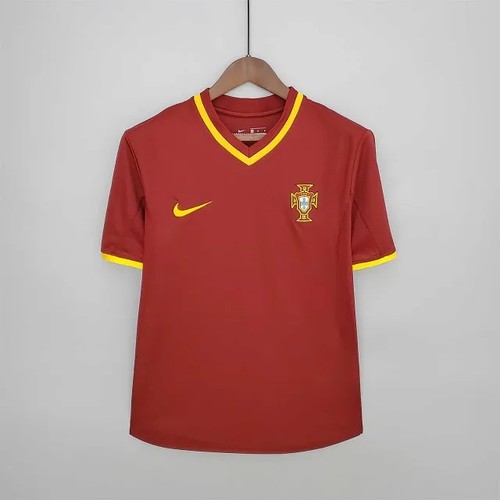 Official 2000 Portugal Jersey Home Euro With Classic Design - Ronaldo