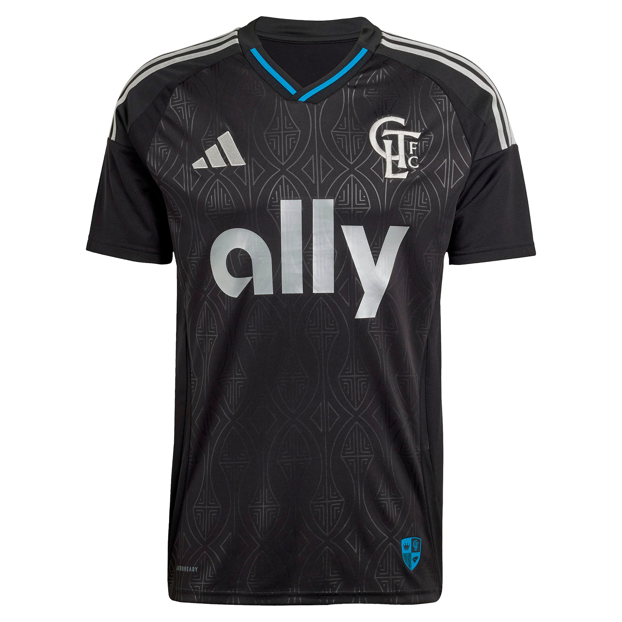 [LK] Wilfried Zaha Charlotte FC 2025 Fortress Kit Replica Player Jersey - Black