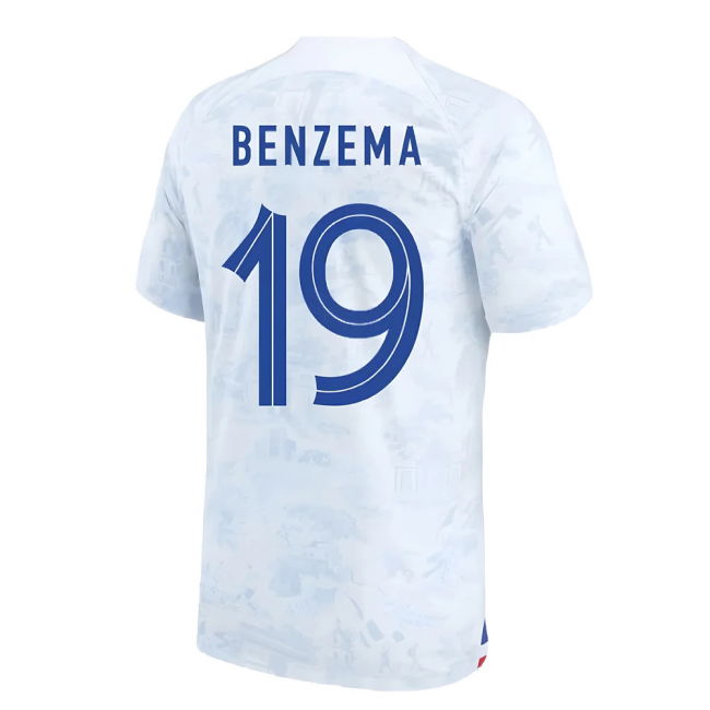 Authentic 2022-2023 France Away National World Match Official Replica