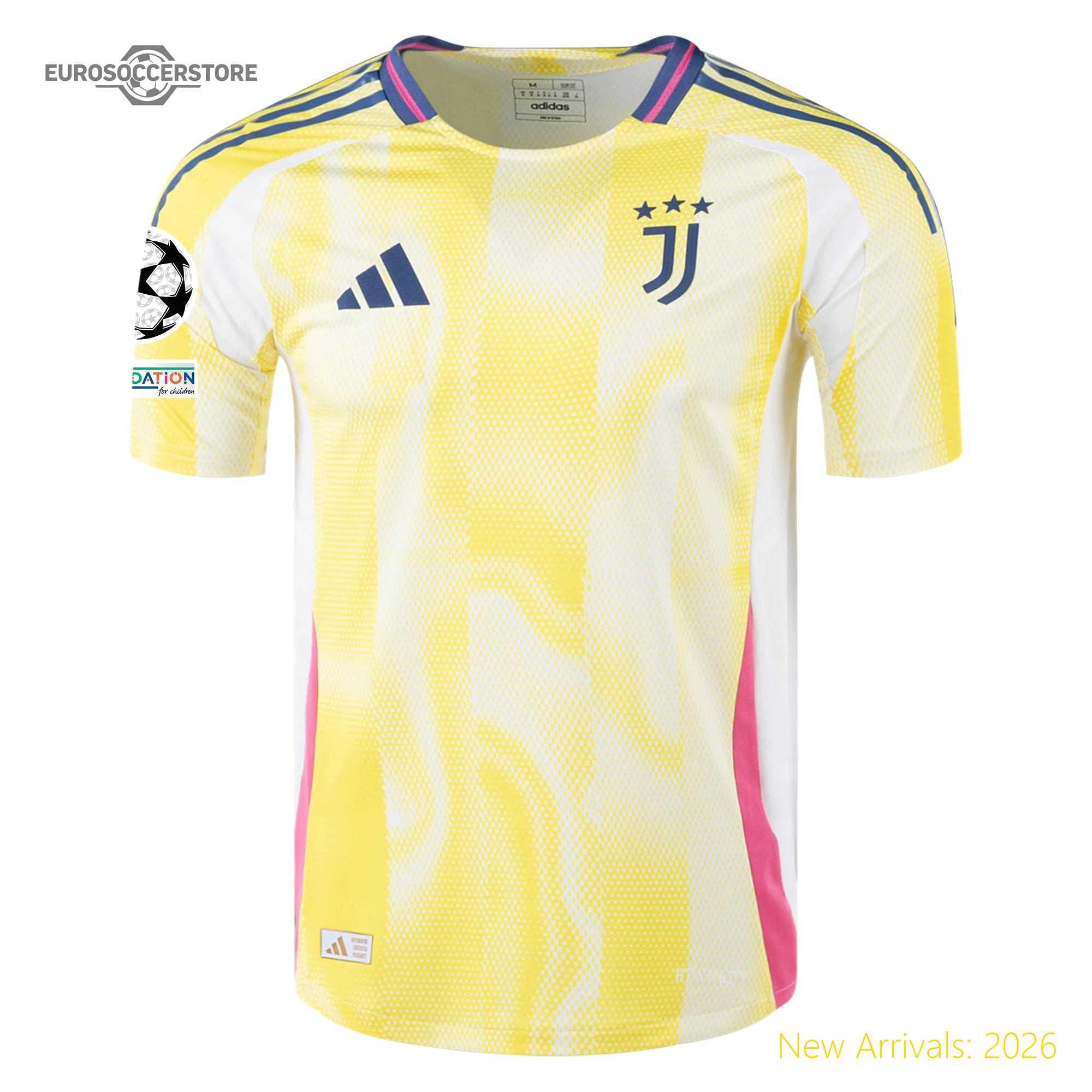 Fashionable Durable Juv Men Football Star Away Jersey 2023