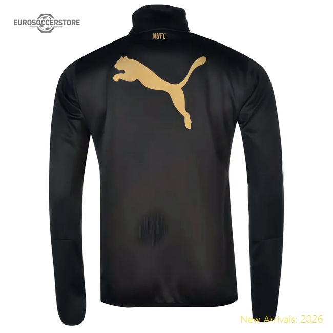 Premium 2016-2017 Newcastle Puma Quarter Zip Training Top (black)