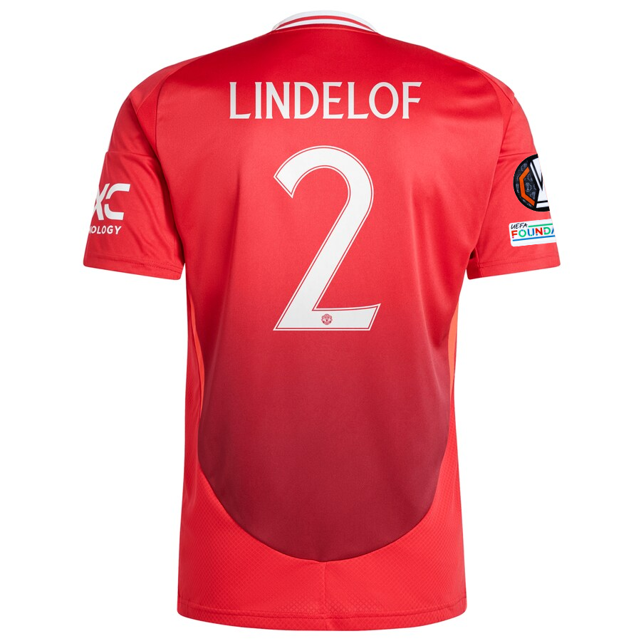 Manchester United Lindelof 2024-2025 UEL Home Jersey – Authentic Shirt