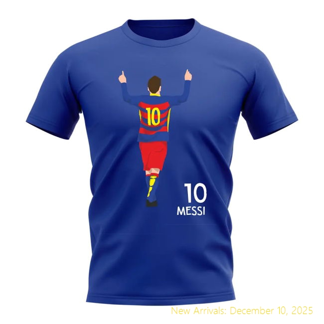 Barcelona T-shirt - Messi #goat - Breathable Material - Spanish League