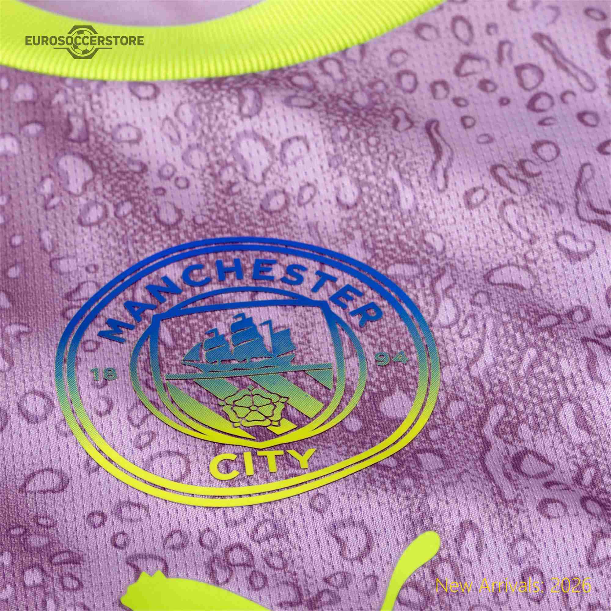 Fashionable Men Durable Mci Football Star Third Jersey 2023