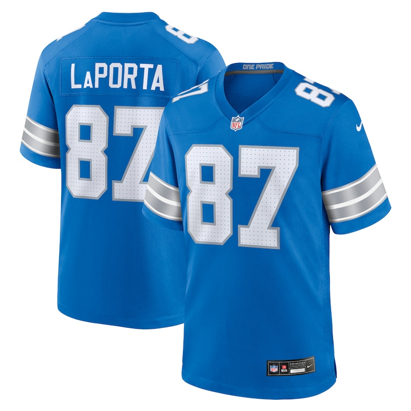 None Sam LaPorta Detroit Lions Championship Contender Game-Day Esse...