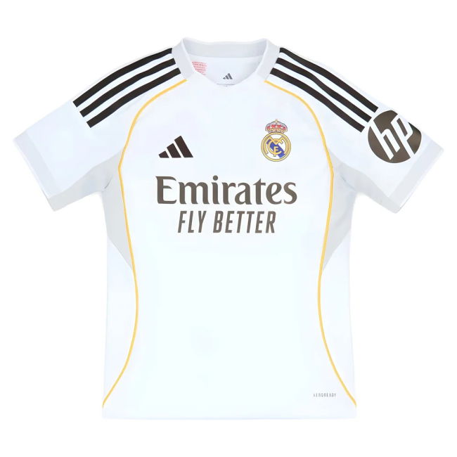 2025-2026 Real Madrid Home Youth Kit (Trent 12)