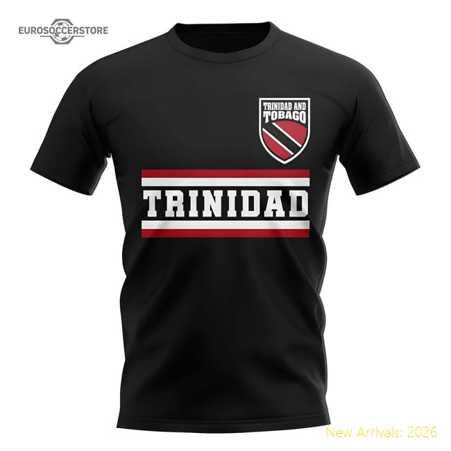 Trinidad and Tobago Core Football Country T-Shirt (Black)