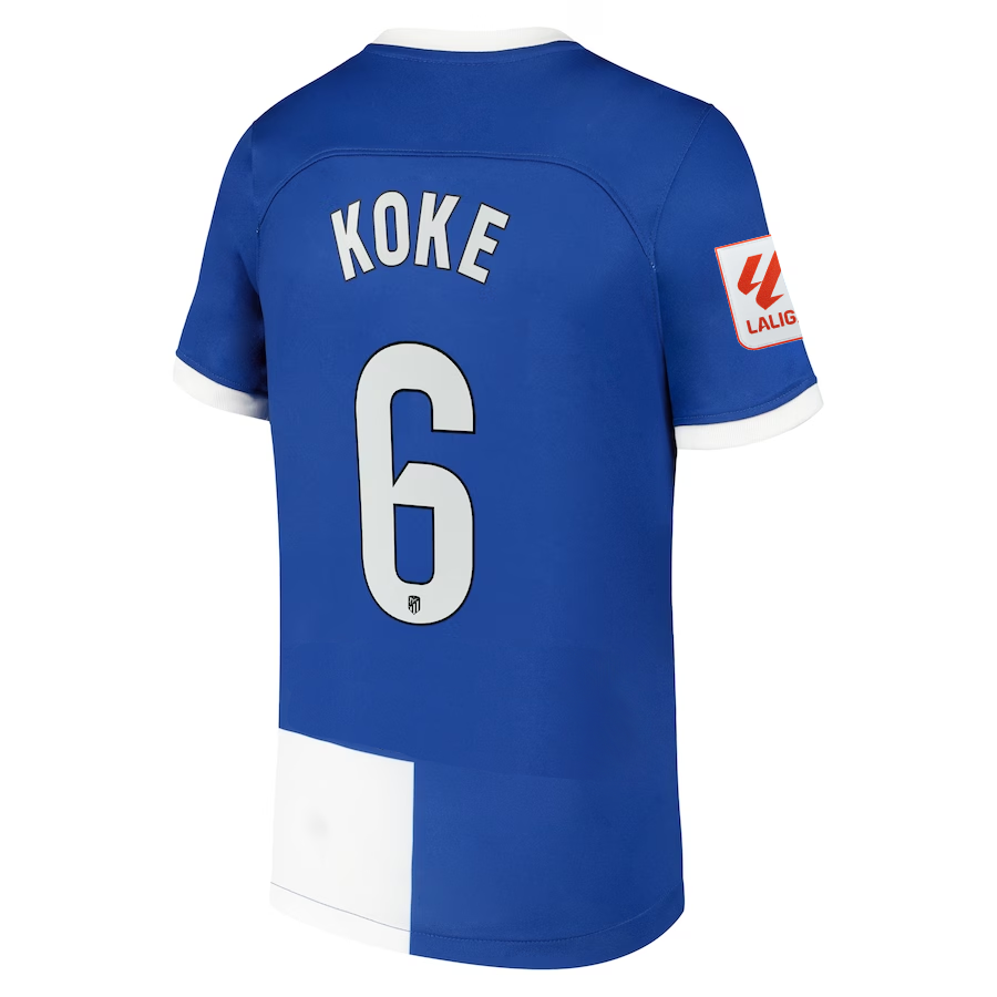Atletico Madrid Koke 2023-2024 La  Away Jersey – Authentic Shirt