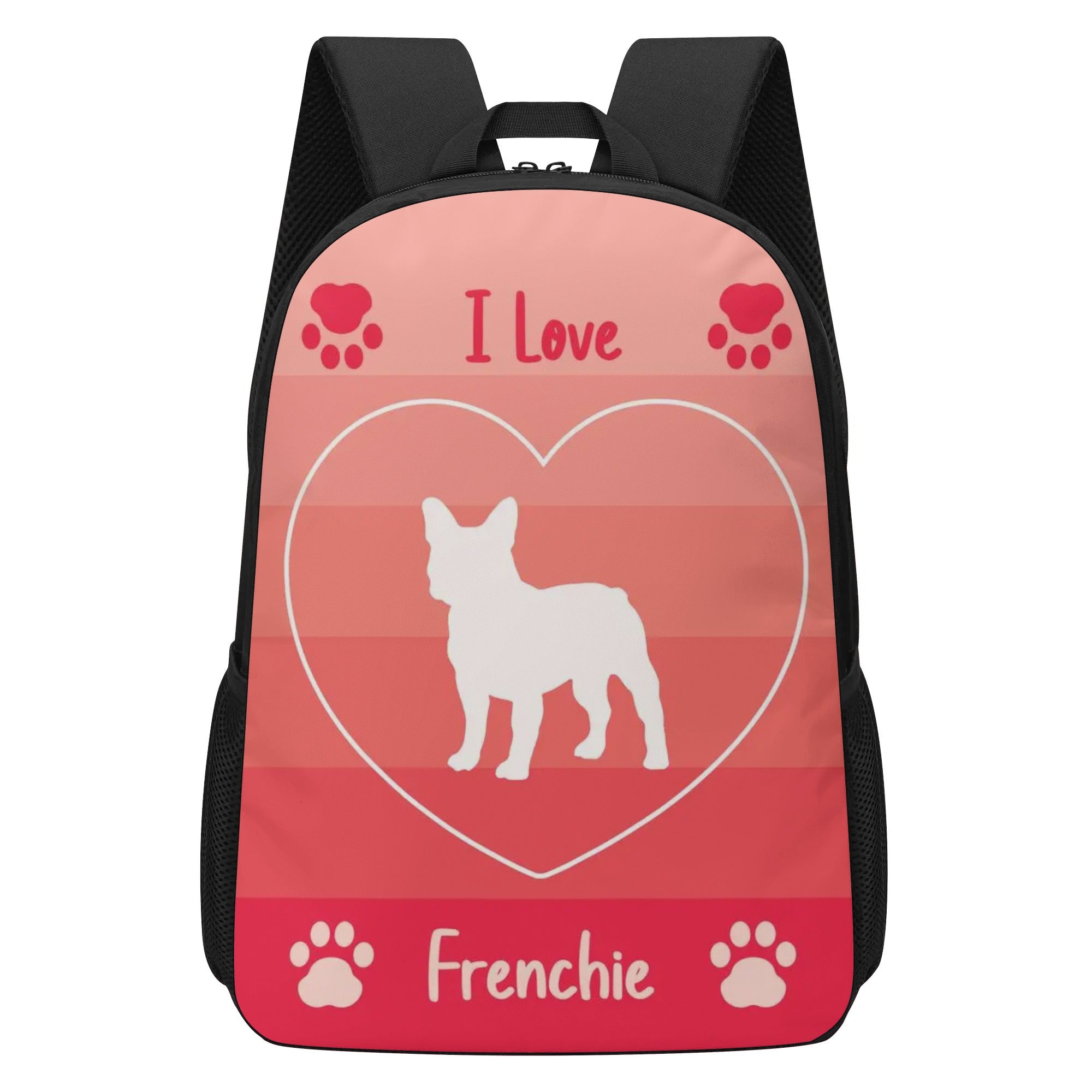 French Bulldog Louie 17 Inch Backpack Practical Pet Supply