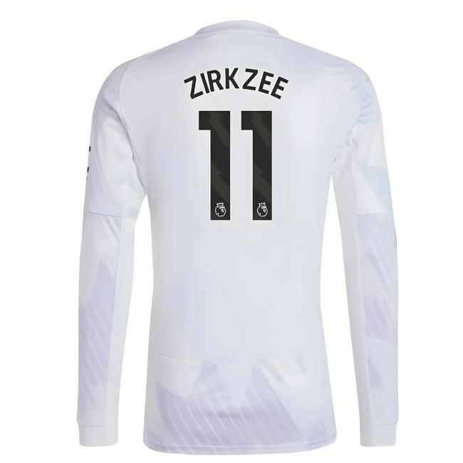 Ultra Comfort Football Man Utd Long Sleeve Away Shirt Zirkzee #11 ...