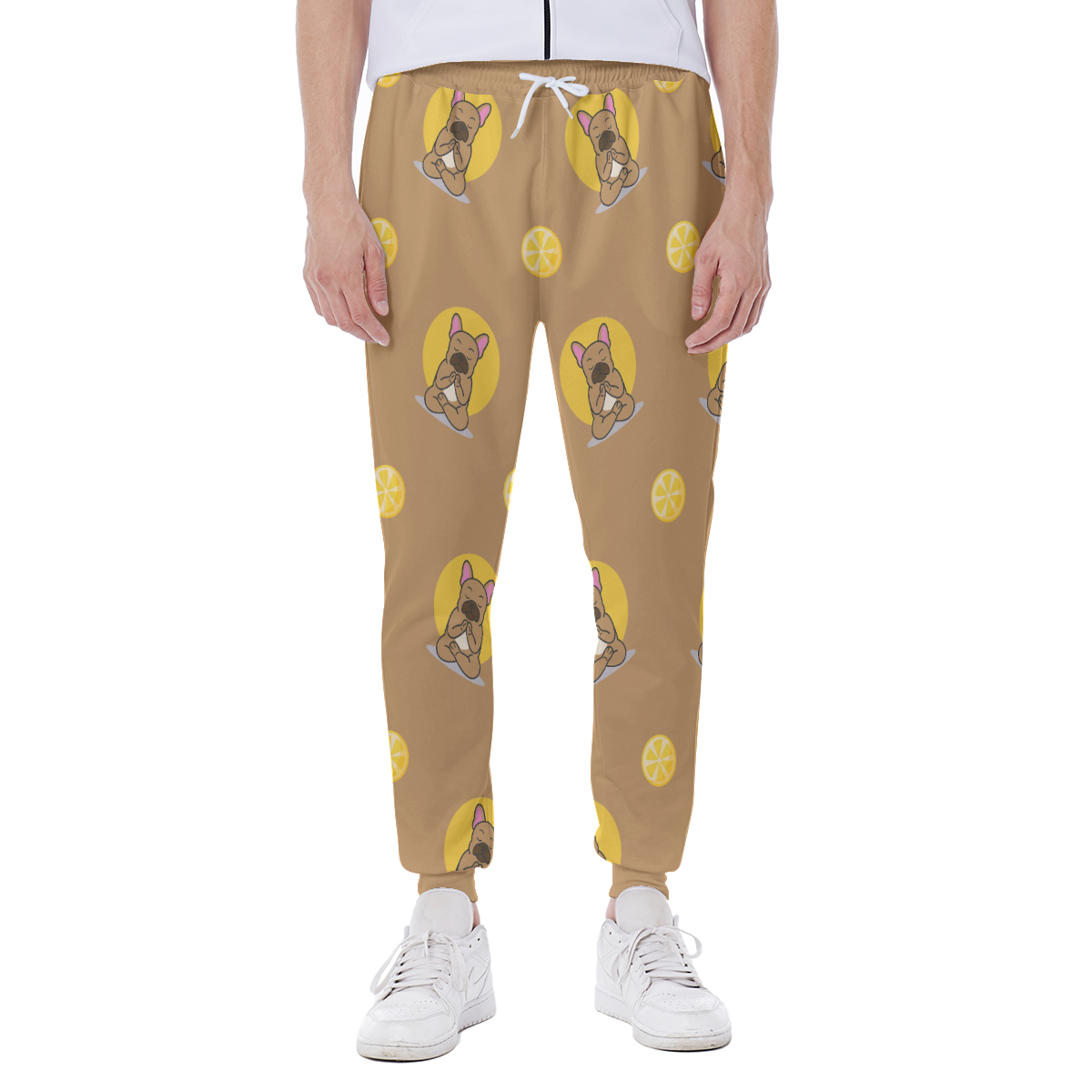 French Bulldog Leo - Non-slip Men's Sweatpants Summer Wear