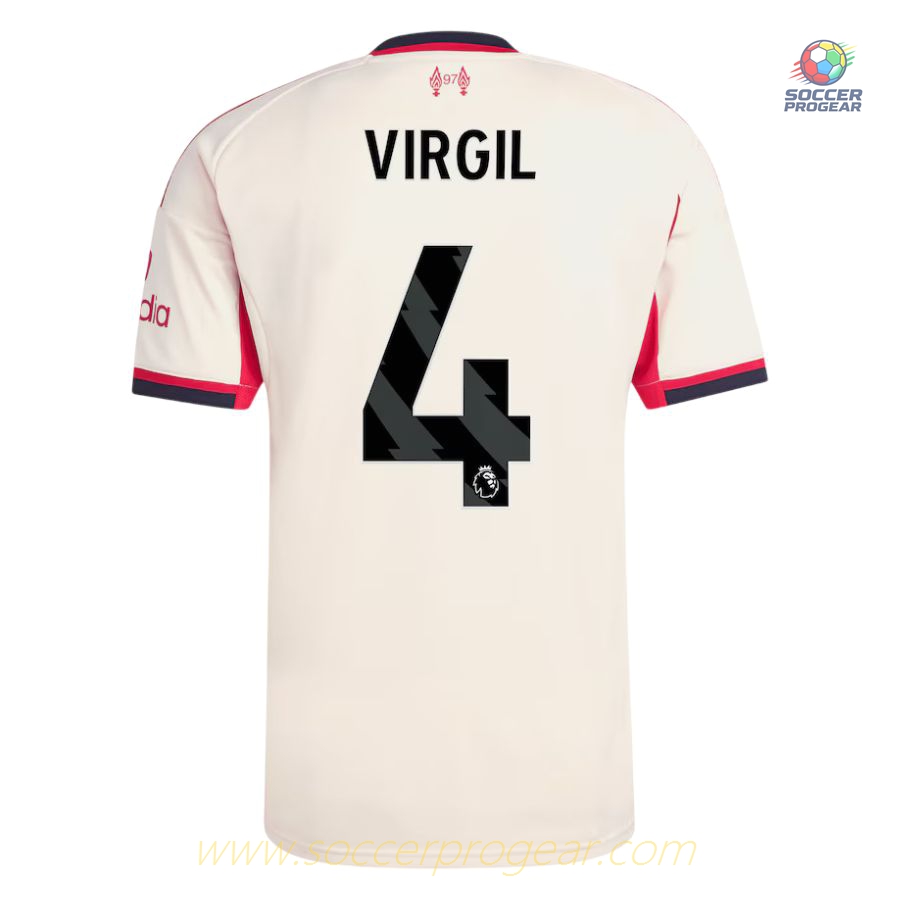 Liverpool Away Team Jersey 2025-26 Edition Virgil