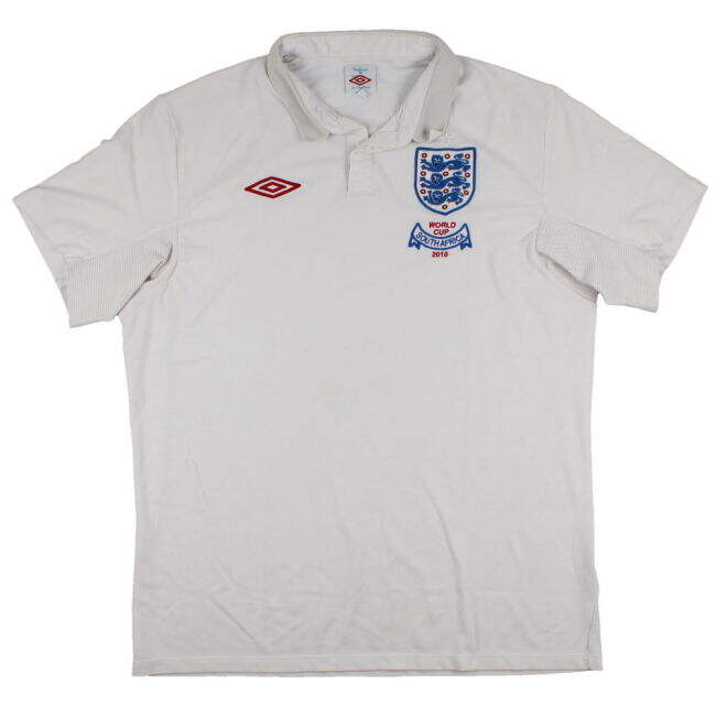 Wholesale England 2009-10 World Cup Home shirt (XL) (Very Good) Avant-garde