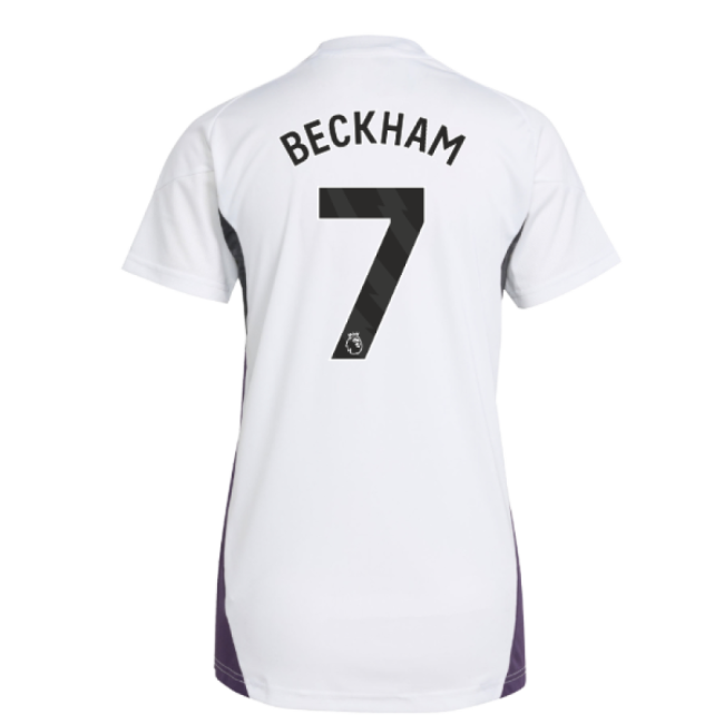 Man Utd Womens Beckham Stylish Jersey Advanced Textile Stretchy