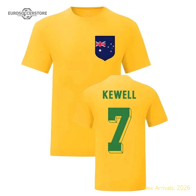 Harry Kewell Australia National Hero Tee (Yellow)