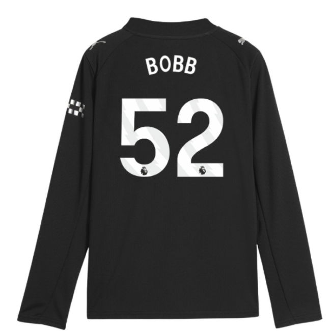 soccer jersey 2025-2026 Man City Long Sleeve Away Shirt (Kids) (Bob...
