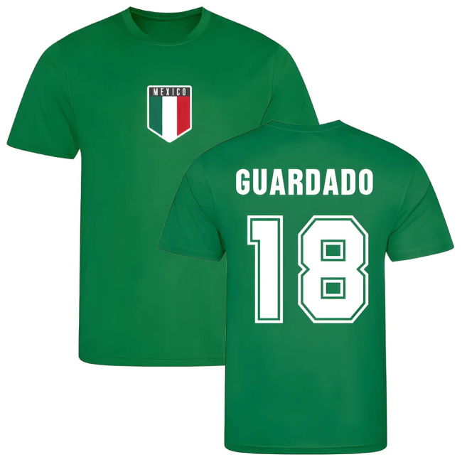 Championship Premium-Quality Guardado Mexico Training Jersey (Green)