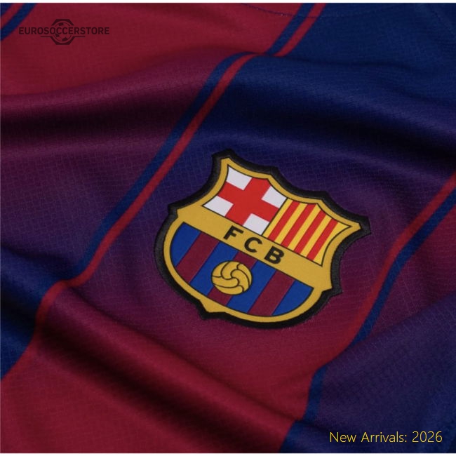Trending Professional-Grade 2025-2026 Barcelona Home Long Sleeve Shirt