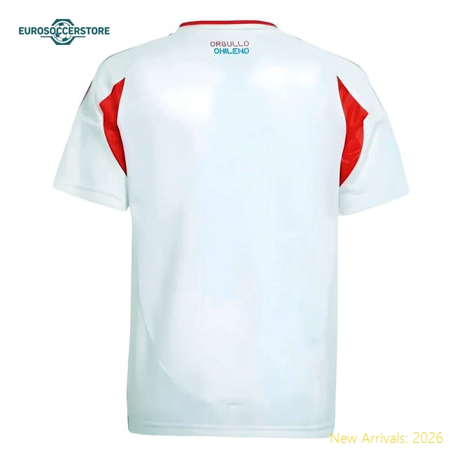 Chile Children 2024 Away Jersey Shirt Football Fan Apparel