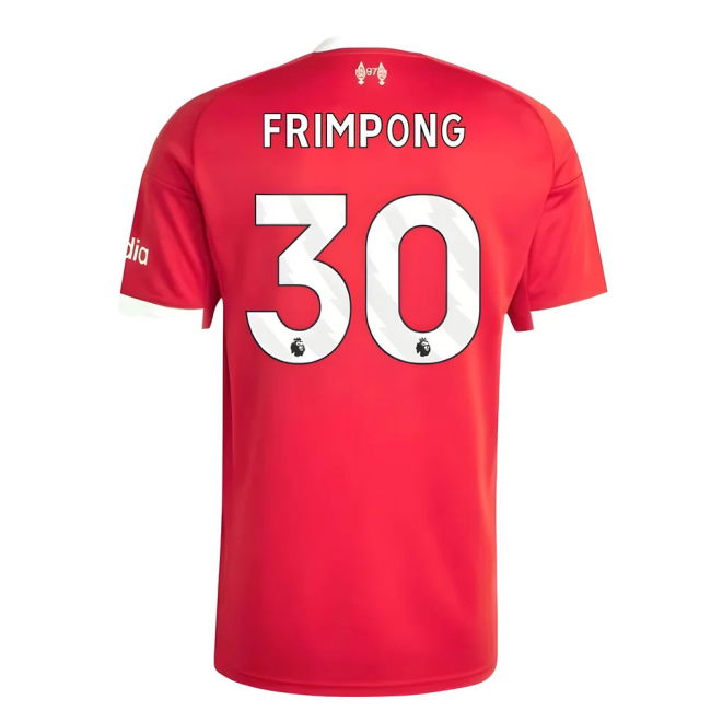 Liverpool Home Jersey 2025-20 Frimpong 30 L M S