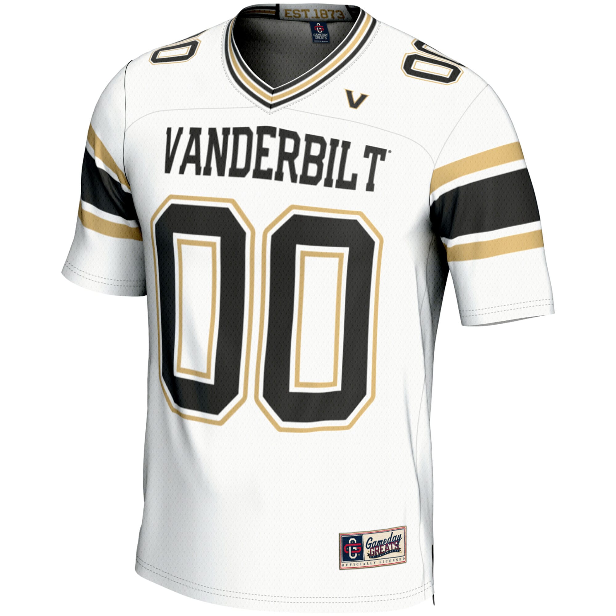 [DDG] Vanderbilt Commodores GameDay Greats Youth NIL Pick-A-Player Football Jersey - White
