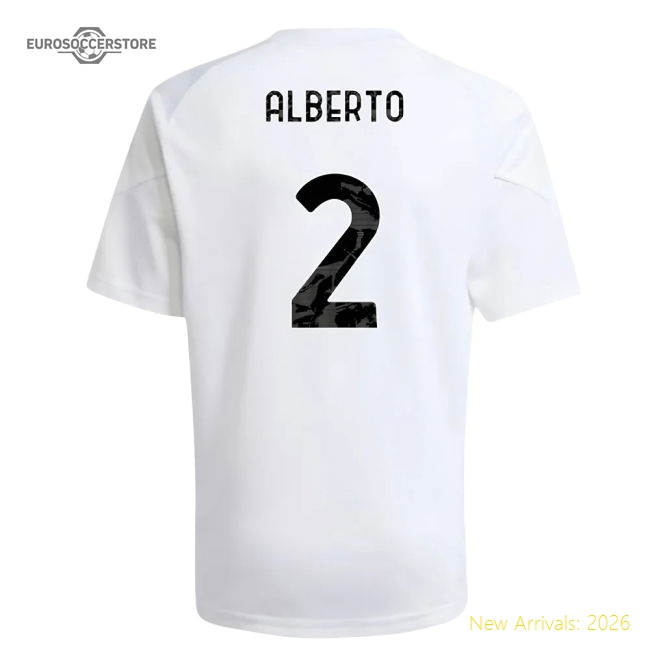 2025-2026 Juventus Training Shirt (White) - Kids (Alberto 2)