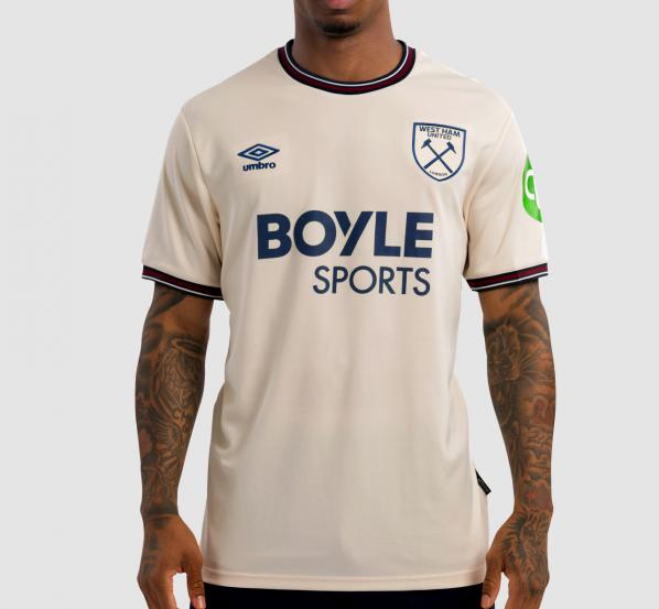 West Ham United Away Soccer Jersey 2025/26 Authentic Kit