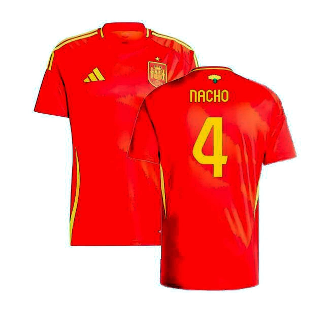 Unique Spain Home Collector Jersey 2024-2025 (Nacho 4)