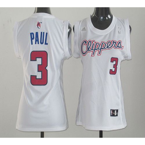 Clippers White Chris Paul #3 Jersey - Cost-Effective Premium Quality