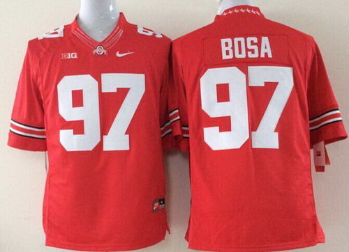 Men's Ohio St Buckeyes Joey Bosa #97 official Red 2014 college
