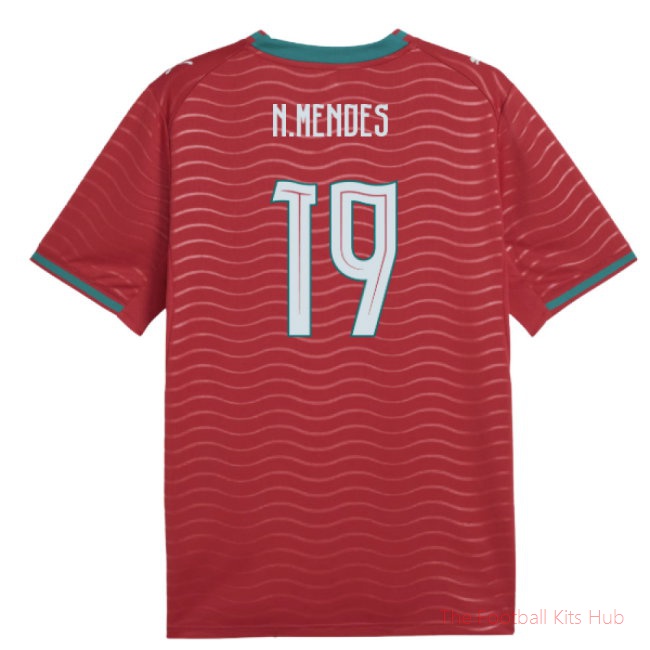 [JED] 2026/27 Portugal Home Shirt (N.Mendes 19)
