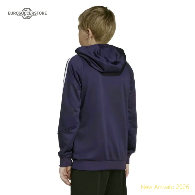 2025-2026 Man Utd Training Hoody (Aurora Plum) - Kids