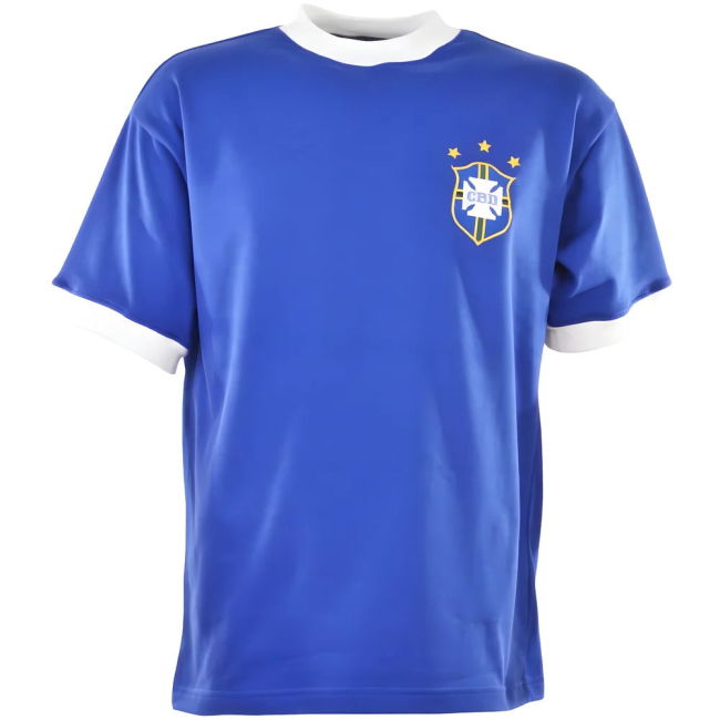 Replica Brazil 1971 3 Star Retro Football Shirt Authentic