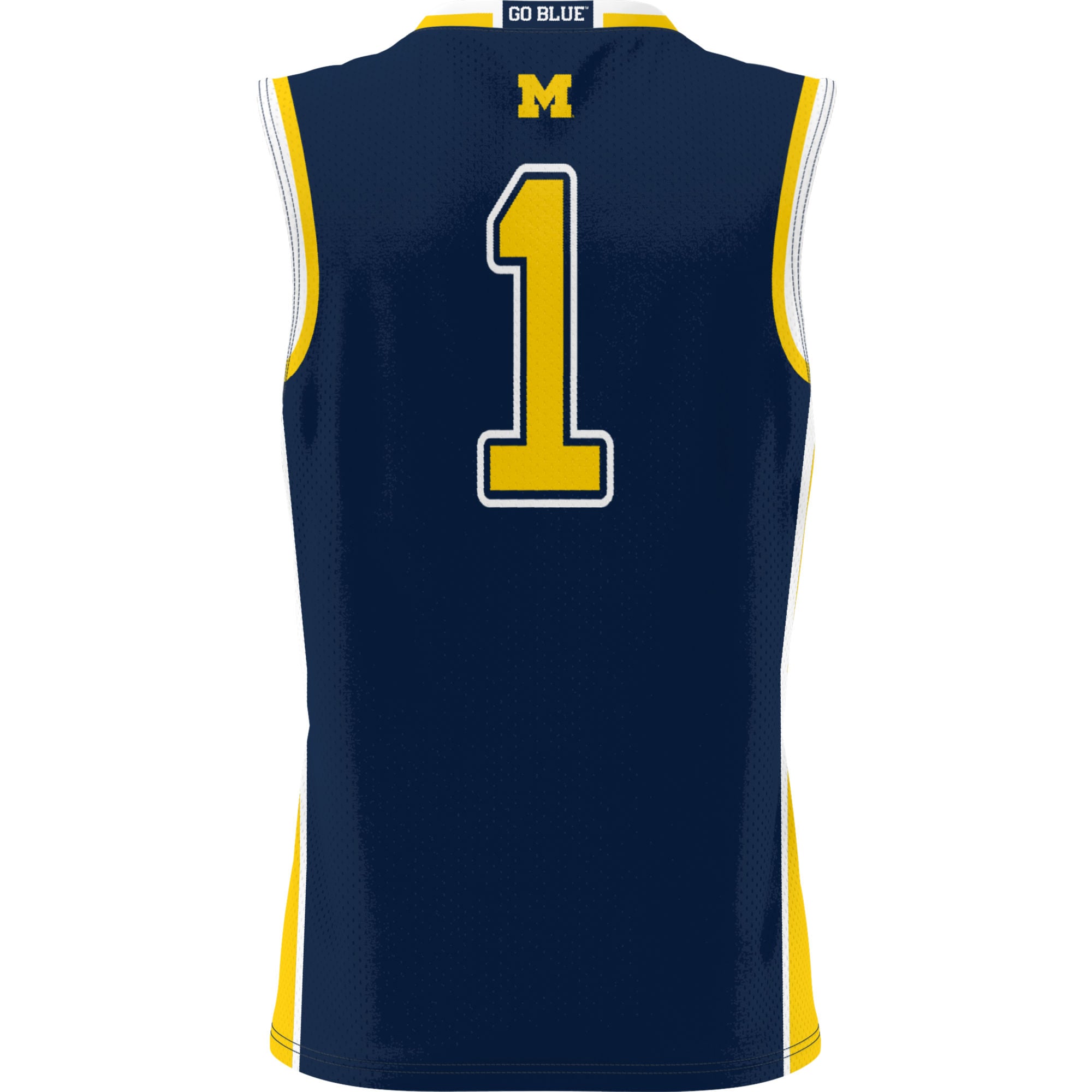 #1 Michigan Wolverines GameDay Greats Youth Lightweight Basketball Jersey - Navy