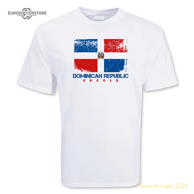 Dominican Republic Soccer T-shirt - Official Design - Fan Collection