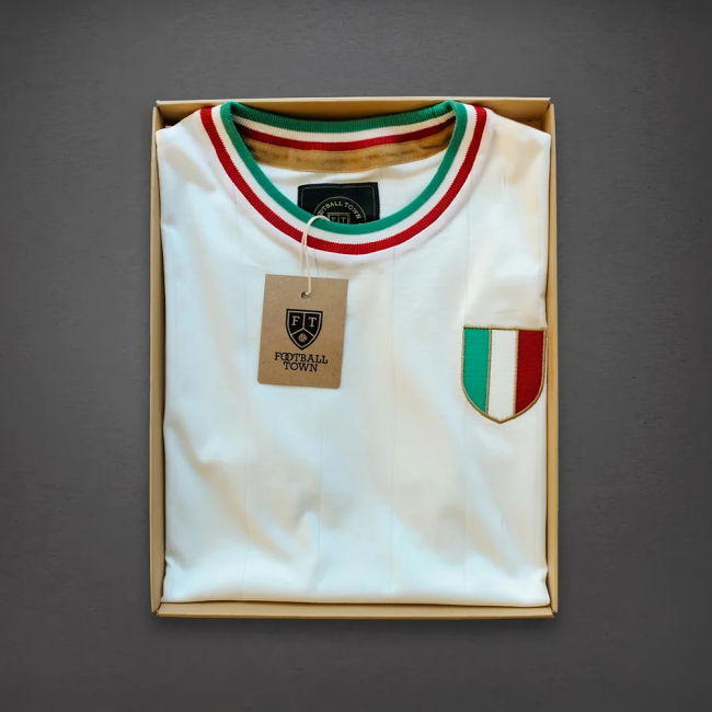 Vintage Italy Gli Azzurri Away Soccer Jersey Performance
