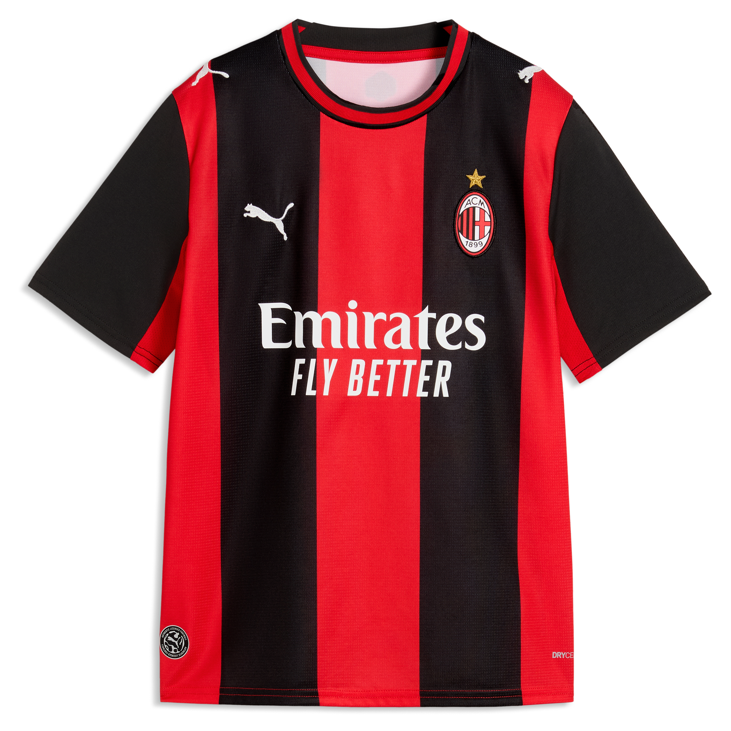[SJH] Christian Pulisic AC Milan Youth 2026/27 Home Replica Jersey - Black/Red