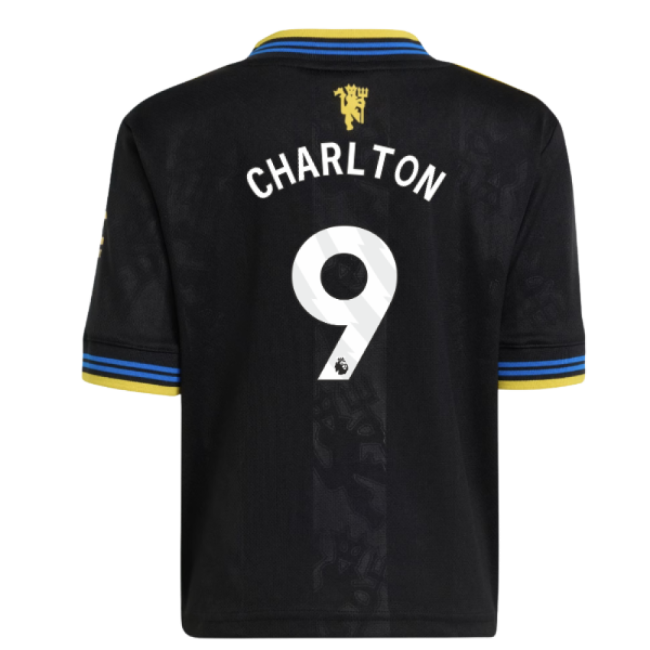 Authentic Licensed Man Utd Charlton 9 2025 2025-2026 Manchester Uni...