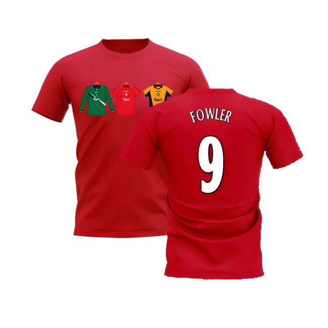 Official 2000-2001 Liverpool Shirt Fowler With Special Edition Design